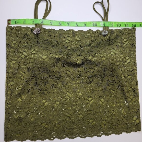 Lace Cami Crop Top Lace Bralette Stretchy Lace Camisole Lace Crop Tank Top - NEW - Picture 5 of 12